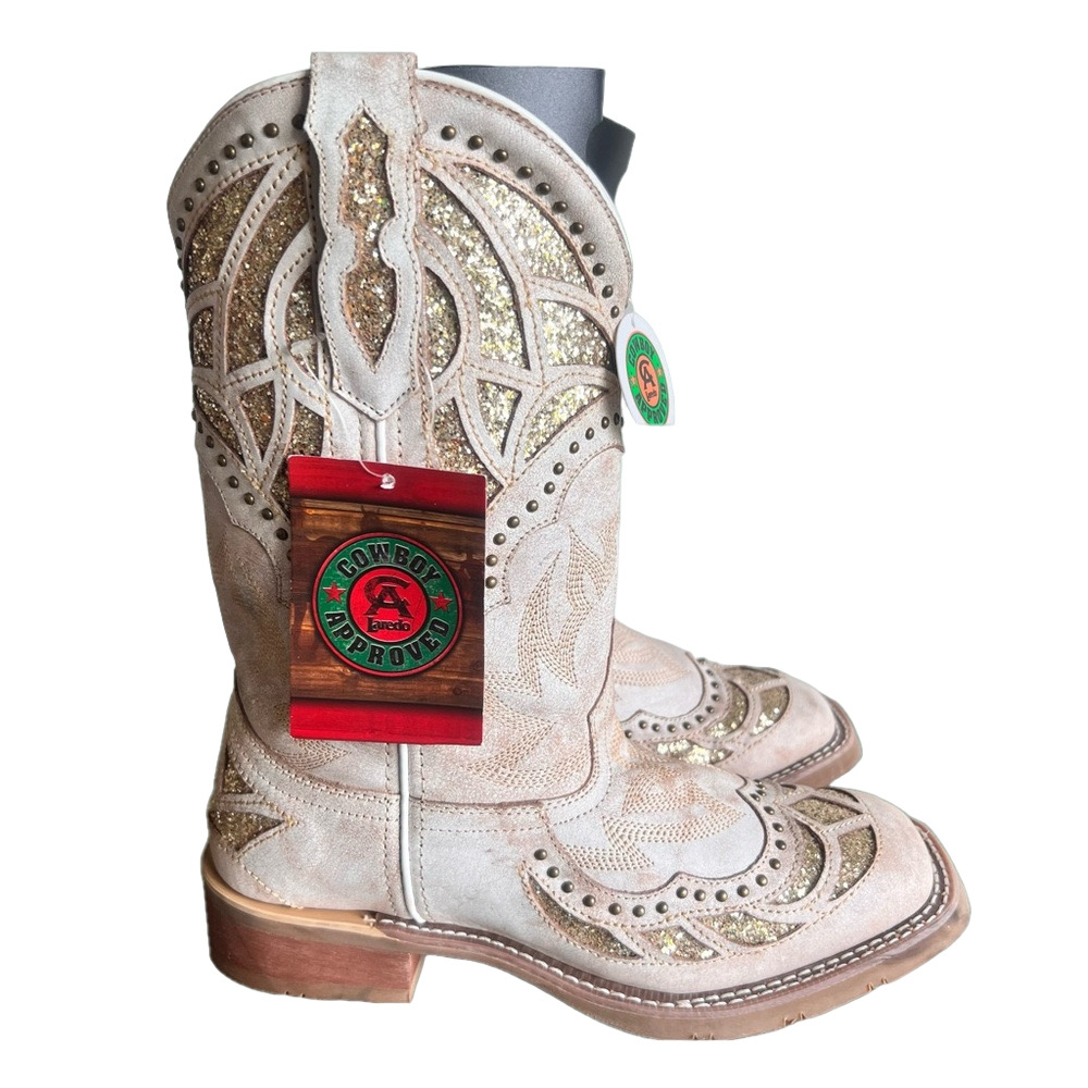 Laredo New Women’s Eternity Broad Toe Western Boot Size 9.5 #243319